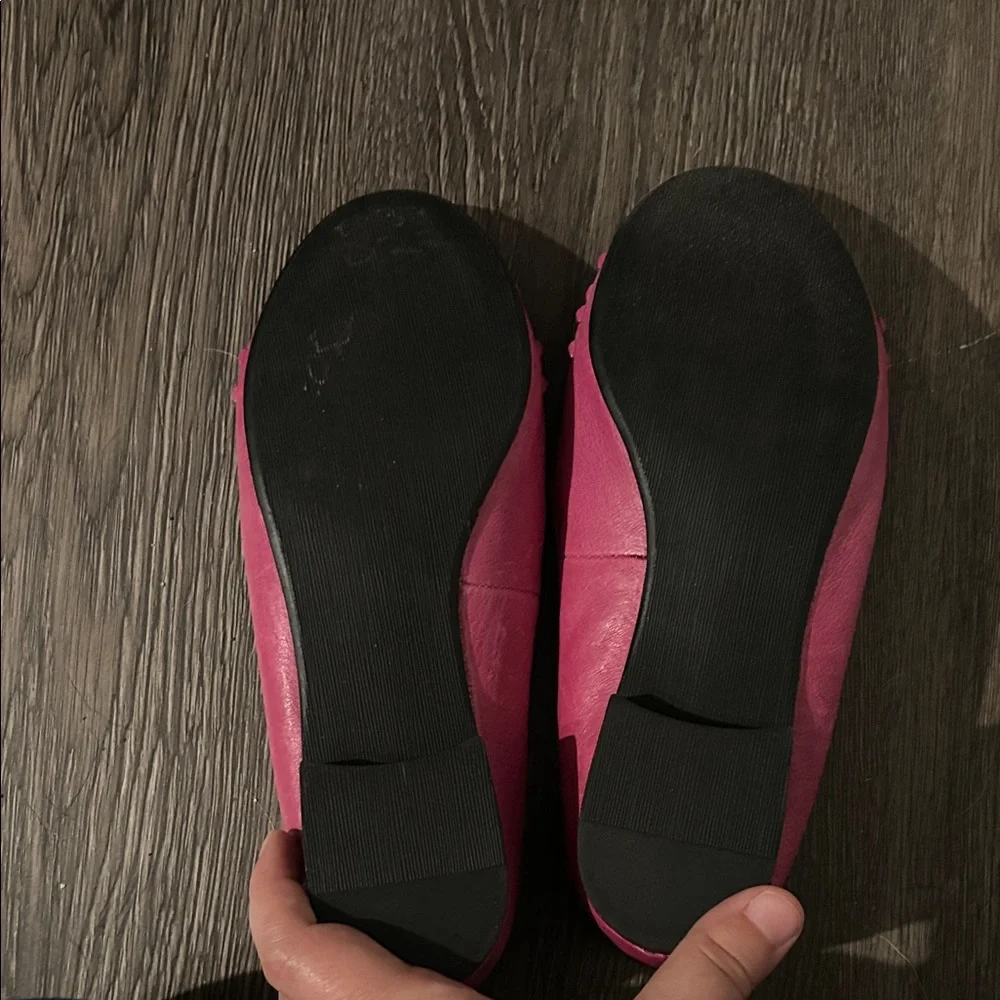 Steve Madden Hot Pink Studded Slip-On Loafers - Picture 3 of 5